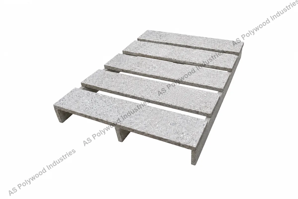 Corrugated roofing sheet — front view